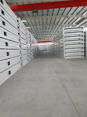 20ft 40ft Prefab складывающихся контейнерных домов с Q235/Q345 легкой стальной структуры рамы