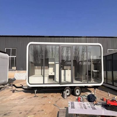 38 M2 Модель E7 Солнечный дом капсулы Модульные дома с 2 спальнями / кухней / ванной