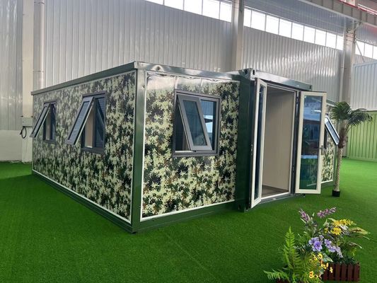 Алюминиевое окно Контейнерный дом с двойным крылом и легким расширением