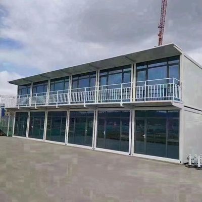 МГО Клубный пол 20ft 40ft Префабрикованные складывающиеся контейнеры Дома складывающиеся плоские контейнеры