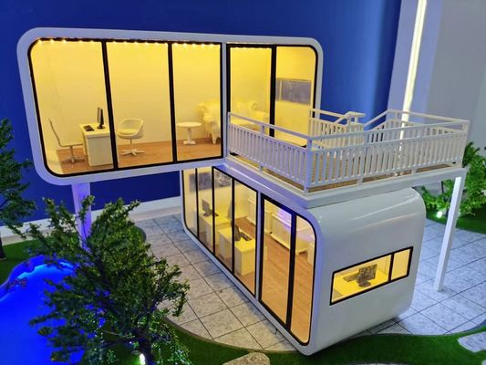 Конец мобильного Apple Pod Cabin для роскошных гостиничных помещений Хангфа Apple Warehouse