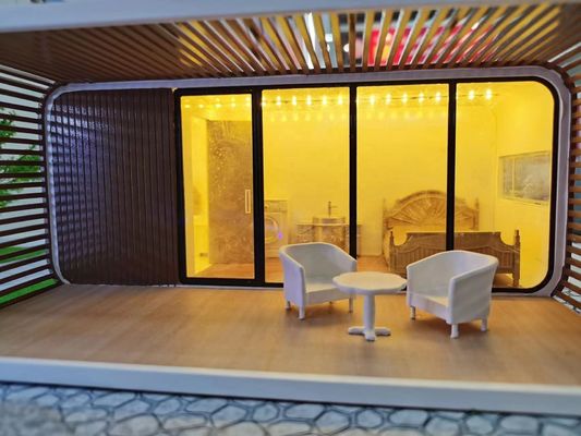 Конец мобильного Apple Pod Cabin для роскошных гостиничных помещений Хангфа Apple Warehouse