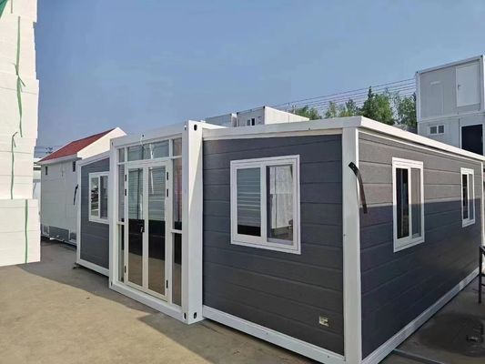 Быстро перемещающийся дом с двумя крыльями расширения складной контейнерной комнаты