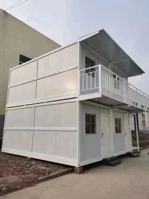 20ft сборные складываемые контейнерные дома Сэндвич панель стенный дизайн стиль офисы