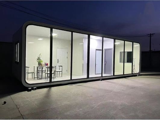 Модульные сборные крошечные дома Контейнерный офис Переносной Apple Home Pod Передвижной Apple Cabin