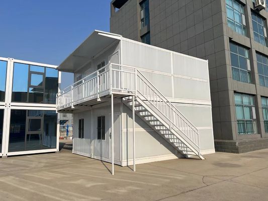 Модульный подвижный складный дом с контейнером длиной 5950 мм и полом из цементных волокон
