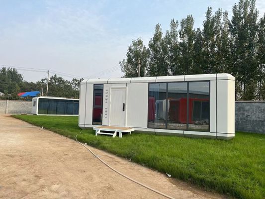 Стены из каменной шерсти Сэндвичная панель Наружное стекло Яркий коттедж для романтических каникул