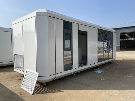 Стены из каменной шерсти Сэндвичная панель Наружное стекло Яркий коттедж для романтических каникул