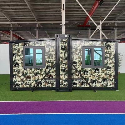 Предварительно сконструированный роскошный виллы дом с подвижным контейнером и EPS сэндвич панелей крыши