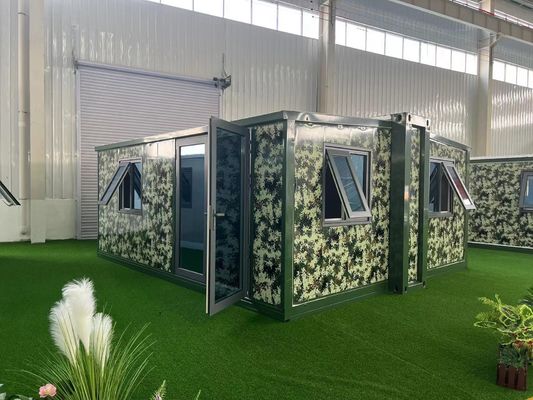 Люксовый стиль двойного крыла расширения коробки для 20ft и 40ft офис складной контейнерной комнаты